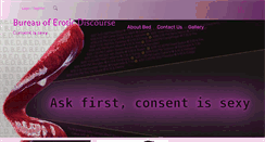 Desktop Screenshot of bureauoferoticdiscourse.org